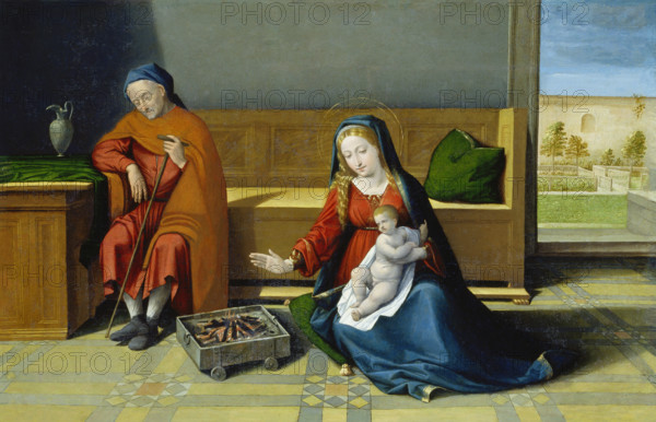The Holy Family, c1515-1520. Creator: Benvenuto Tisi da Garofalo.