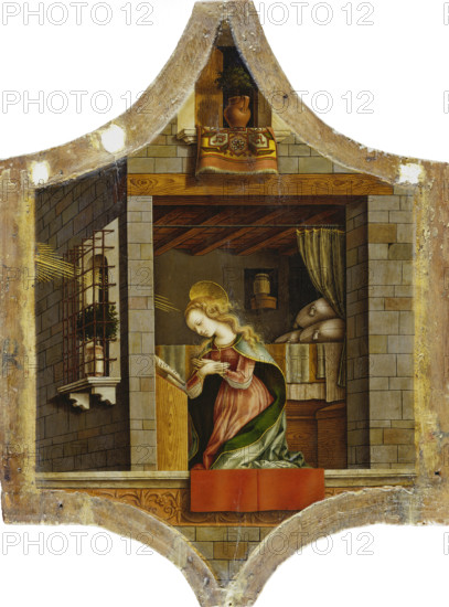 The Virgin Annunciate, 1482. Creator: Carlo Crivelli.