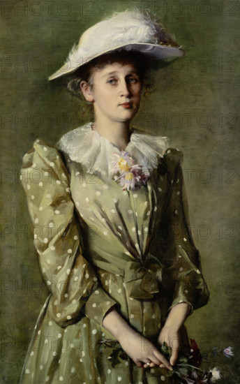 Portrait of Helene Roederstein(The Painter’s Sister), 1890. Creator: Ottilie Wilhelmine Roederstein.