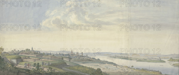 View of Mainz after the siege of 1793, 1793. Creator: Georg Melchior Kraus.
