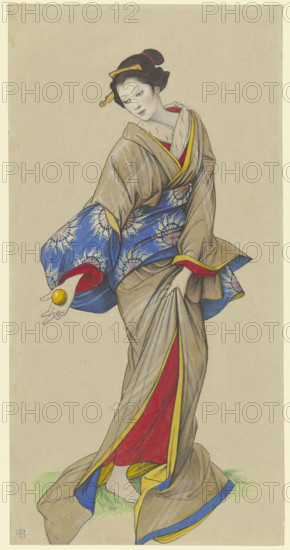 Geisha, 1866. Creator: Eduard von Steinle.