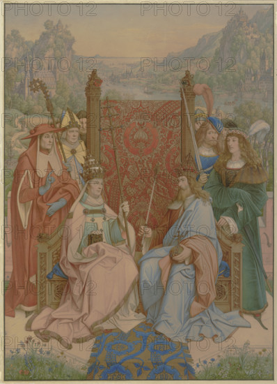 The Holy Roman Empire of the German Nation, 1864. Creator: Eduard von Steinle.