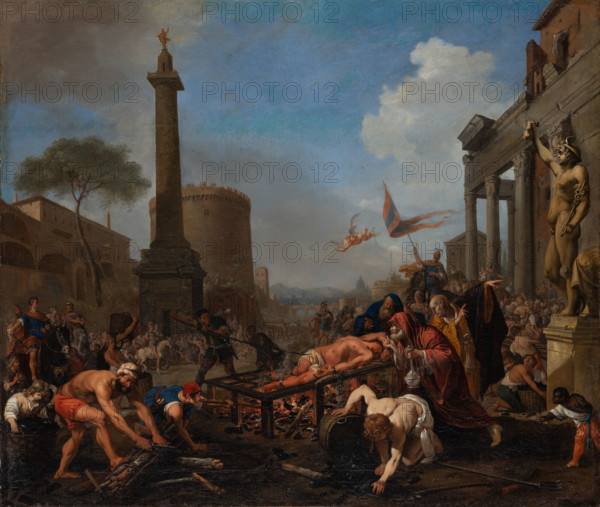 The Martyrdom of Saint Lawrence, 1647. Creator: Bartholomeus Breenbergh.
