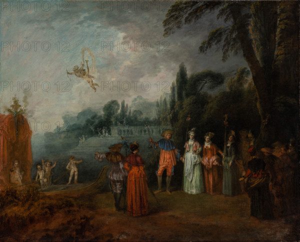 The Embarkation for Cythera, c1709-1710. Creator: Jean-Antoine Watteau.