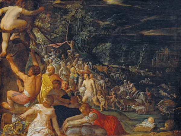 The Deluge, 1600-1601. Creator: Adam Elsheimer.