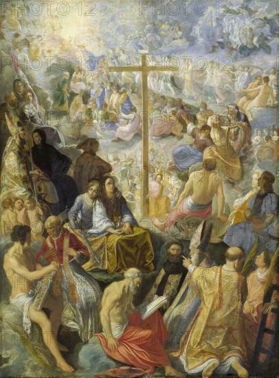 The Frankfurt Altarpiece of the Exaltation of the True Cross, 1603-1605. Creator: Adam Elsheimer.