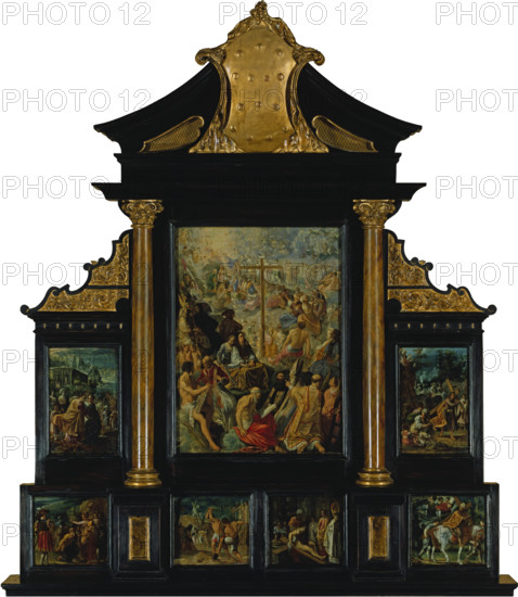 The Altarpiece of the Holy Cross, c1603-c1605. Creator: Adam Elsheimer.