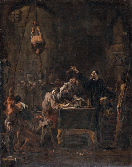 Torture Scene, 1727-1730. Creator: Alessandro Magnasco.