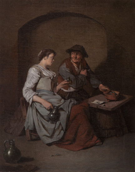 Tavern Scene, c1660-1662. Creators: Jan Steen, Adriaen Brouwer.