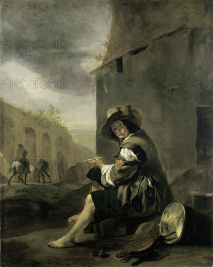 Roman Tinker, c1656. Creators: Adriaen Brouwer, Adriaen van Ostade.