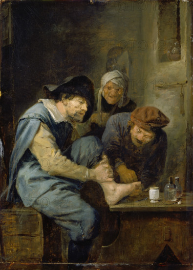 The Foot Operation, c1636. Creator: Adriaen Brouwer.
