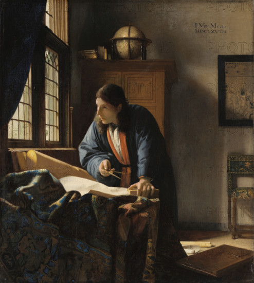 The Geographer, 1669. Creator: Jan Vermeer.