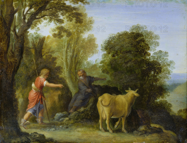 Mercury and Battus, 1610-1620. Creator: Follower of Adam Elsheimer.