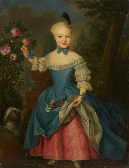 Portrait of Henriette von Ziegesar, c1758-1759. Creator: Anton Tischbein?.