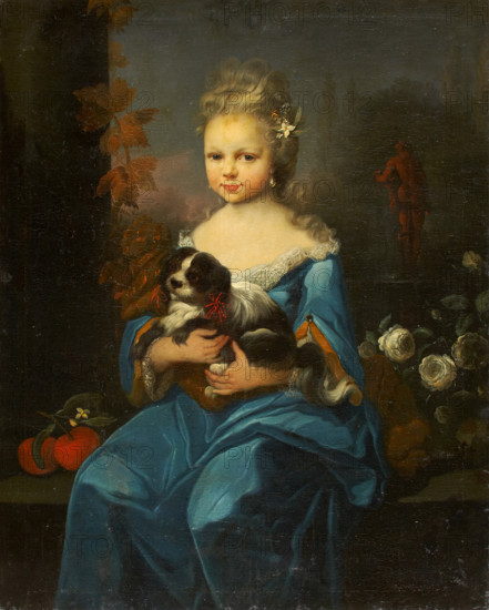 Portrait of Margarethe Sophie Leonore von Holzhausen (?), c1750. Creator: Anton Wilhelm Tischbein.