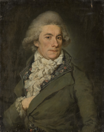 Portrait of a Man, 18th century. Creator: Barbara Krafft.