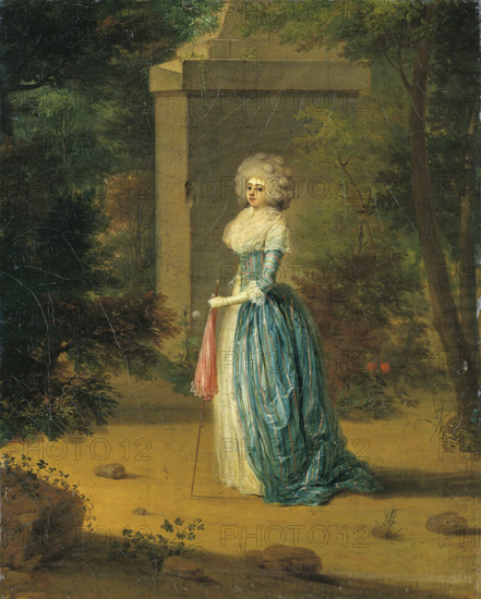 Portrait of Henriette von Holzhausen, 1789. Creator: Georg Karl Urlaub.