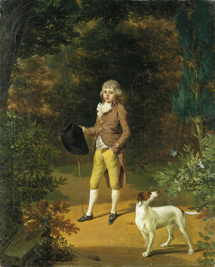 Portrait of Friedrich Adolph Carl von Holzhausen, 1789. Creator: Georg Karl Urlaub.