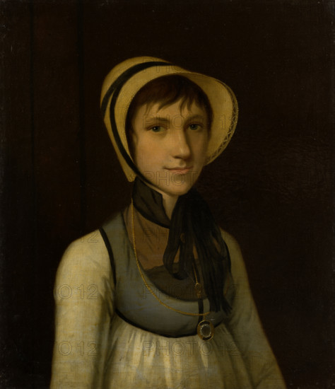 Portrait of Marie Barbara Lauck, late 18th century. Creator: Friedrich Tischbein.