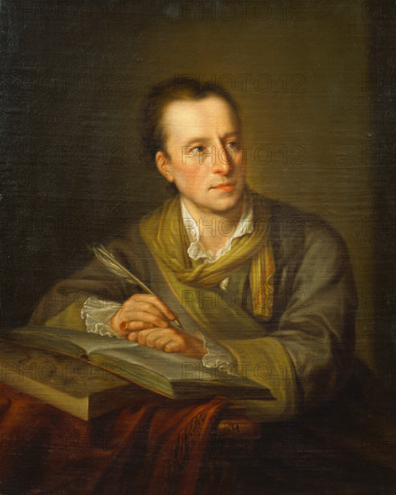 Portrait of Johann Joachim Winckelmann, c1764. Creator: Copy after Angelica Kauffmann.