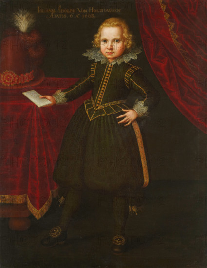 Portrait of Johann Adolf von Holzhausen, 1608. Creator: Jacob Van Der Doordt.