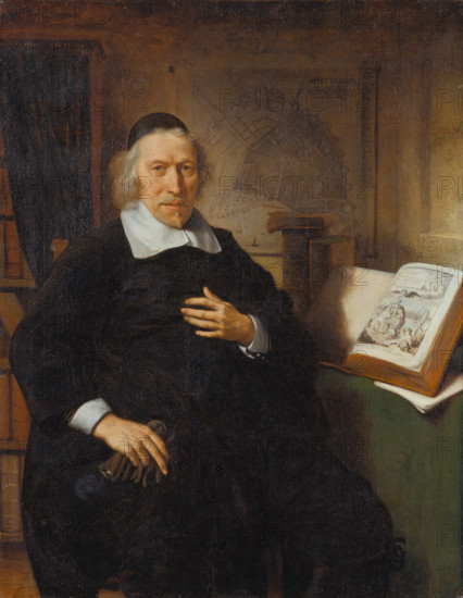 Portrait of Isaac Commelin, 1669. Creator: Gerbrand van den Eeckhout.
