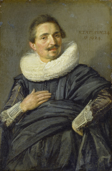 Portrait of a Young Cavalier, 1624. Creator: Workshop of Frans Hals.