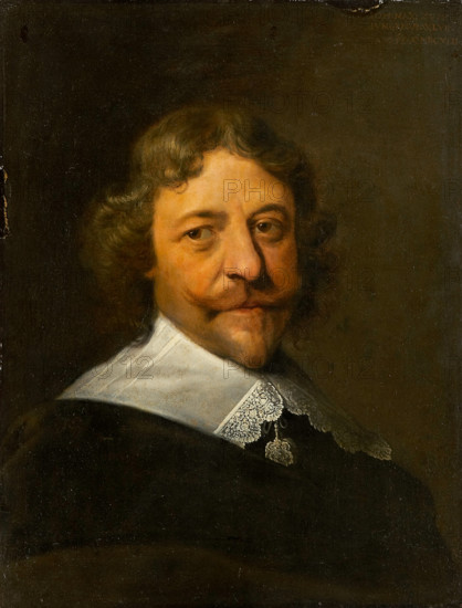 Portrait of Johann Maximilian zum Jungen, 1642. Creator: Jeremias van Winghe.