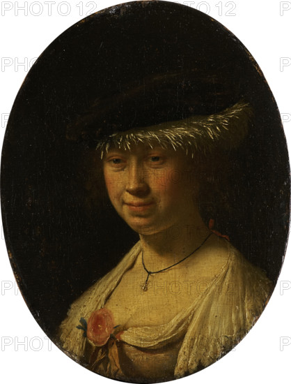 Portrait of a Woman with a Cap, 1658. Creator: Frans van Mieris I.