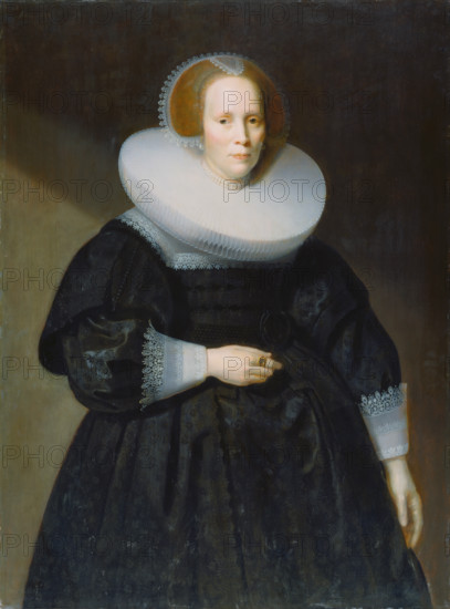 Portrait of a Woman, 1636. Creator: Samuel Hoffmann.