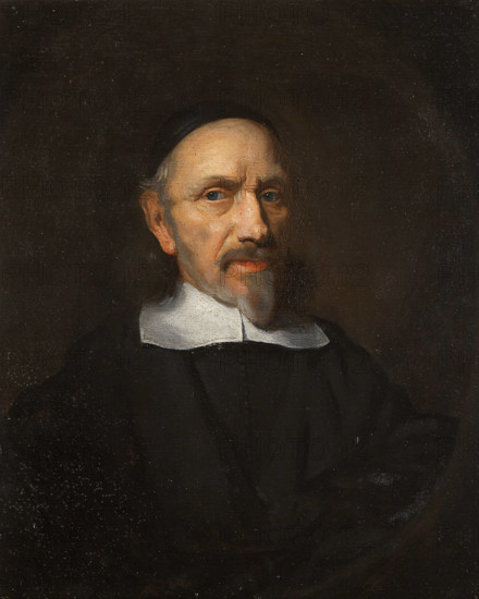 Portrait of a Man Dressed in Black, c1675. Creator: copy after Nicolaes Maes?.