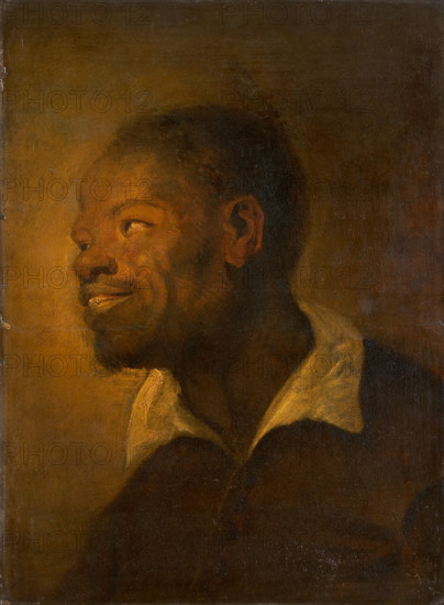 Head of a Black African, c1640-1650. Creator: Follower of Anthony van Dyck.