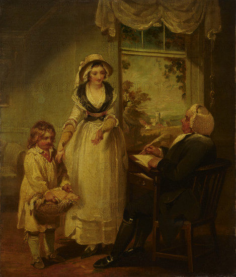 The Vicar of the Parish Receiving His Tithes, before 1793. Creator: Henry Singleton.
