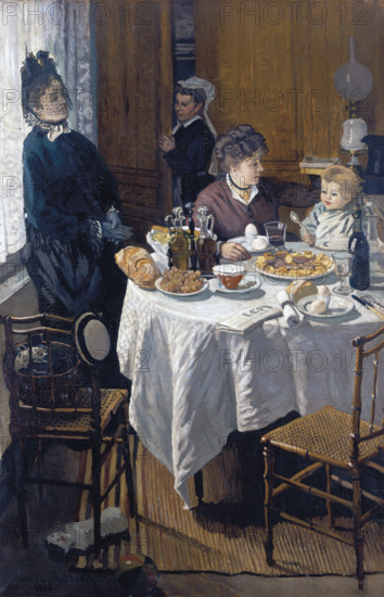 The Luncheon, 1868-1869. Creator: Claude Monet.