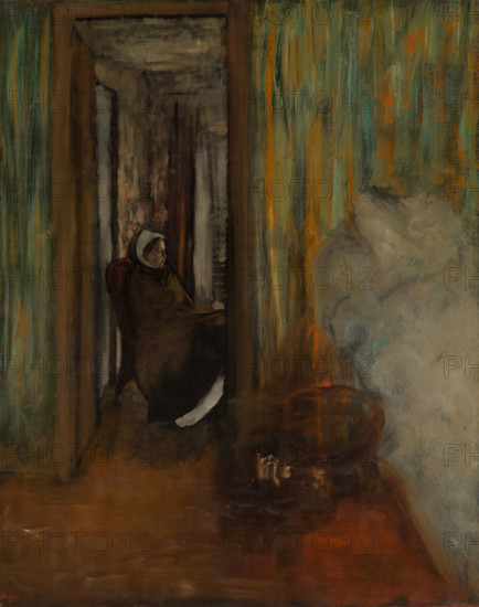The Nurse, 1872-1873. Creator: Edgar Degas.