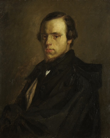 Portrait of Mister le Courtois, the Artist’s Brother-in-Law, c1841-1848. Creator: Jean Francois Millet.