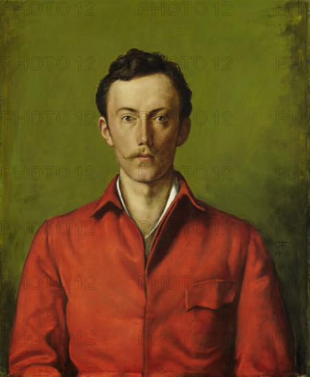 Portrait of Prince Frederick Charles of Hesse, 1892. Creator: Hans Thoma.