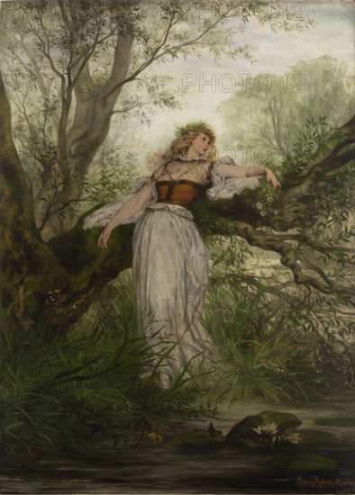 Ophelia, c1869. Creator: Victor Muller.