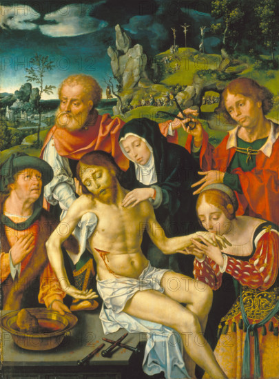 Lamentation of Christ, 1524. Creator: Joos van Cleve.