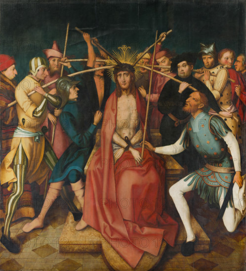 Christ Crowned with Thorns, 1501. Creators: Hans Holbein the Elder, Jesus Christ.