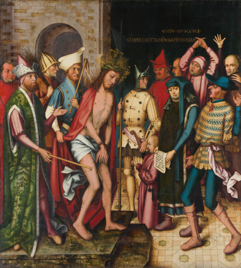 Ecce Homo, 1501. Creators: Hans Holbein the Elder, Jesus Christ.