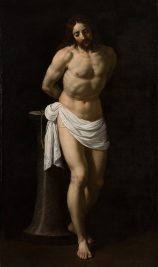 St Sebastian at the Column, c1475-1500. Creator: Antonio de Saliba.
