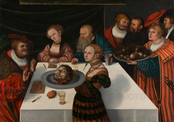 The Feast of Herod, 1533. Creator: Lucas Cranach the Elder.