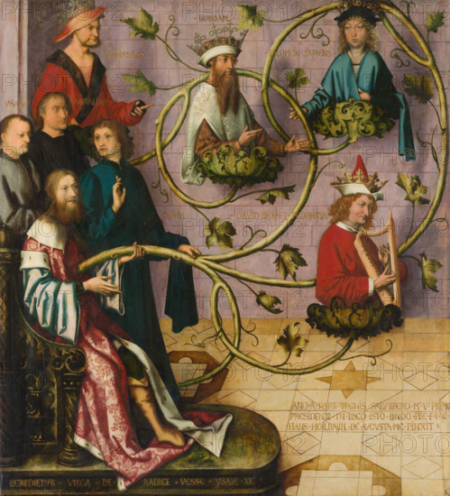 Tree of Jesse, 1501. Creators: Hans Holbein the Elder, Jesus Christ.