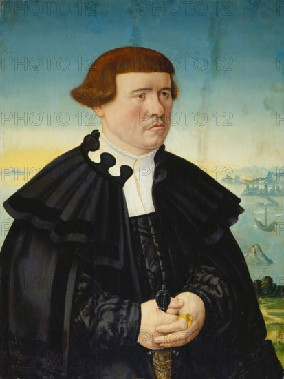 Portrait of a Man from the Stralenberg Family (?), c1545. Creator: Conrad Faber von Creuznach.