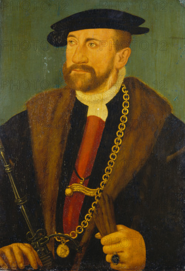 Portrait of a Young Man, c1540-1550. Creator: Conrad Faber von Creuznach.