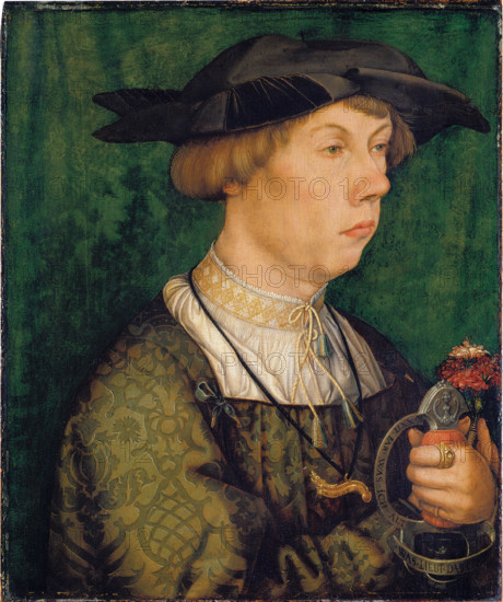 Portrait of a Member of the Weiss Family of Augsburg, 1522. Creator: Hans Holbein the Elder.