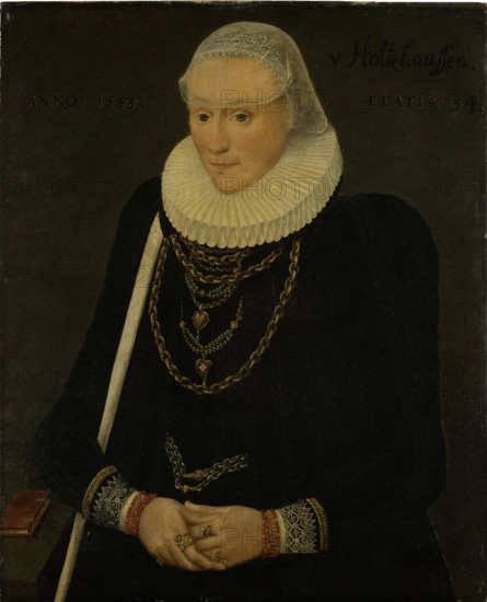 Portrait of Margaretha Völker, née Holzhausen, 1588. Creator: Unknown.