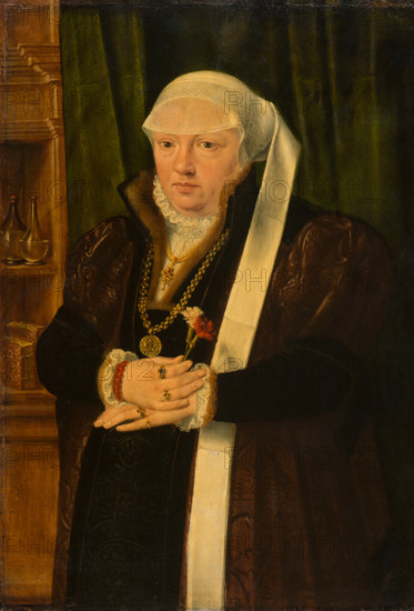 Portrait of Elisabeth von Fichard, née Grünberg, 1568-1570. Creator: Unknown.