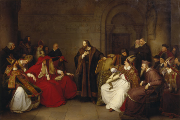 Jan Hus at Constance, 1842. Creator: Karl Friedrich Lessing.